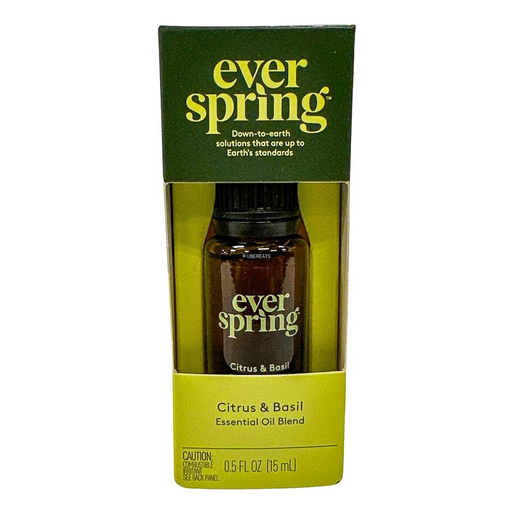 Everspring Citrus & Basil Essential Oil Blend