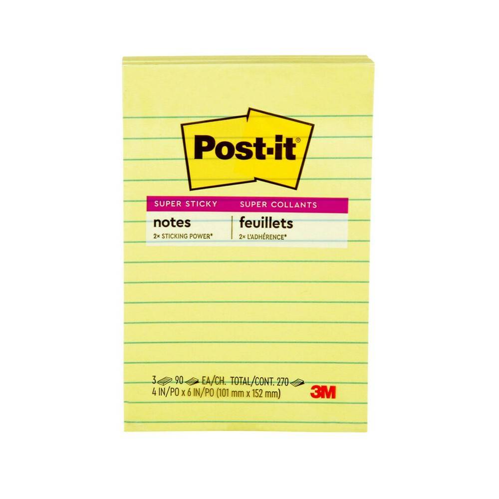 Post-It Super Sticky Notes