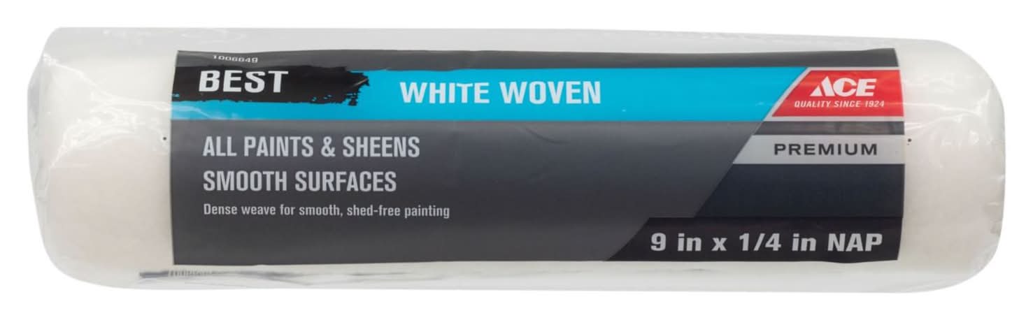 ACE Best Woven 9 In. W X 1/4 In. Paint Roller Cover 1 Pk