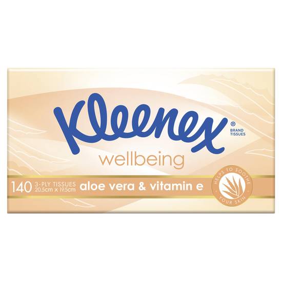 Kleenex Facial Tissues Aloe Vera (140 Pack)