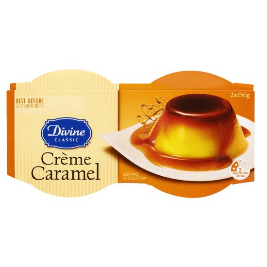 Divine Classic Crme Caramel Dessert 2 pack 150g