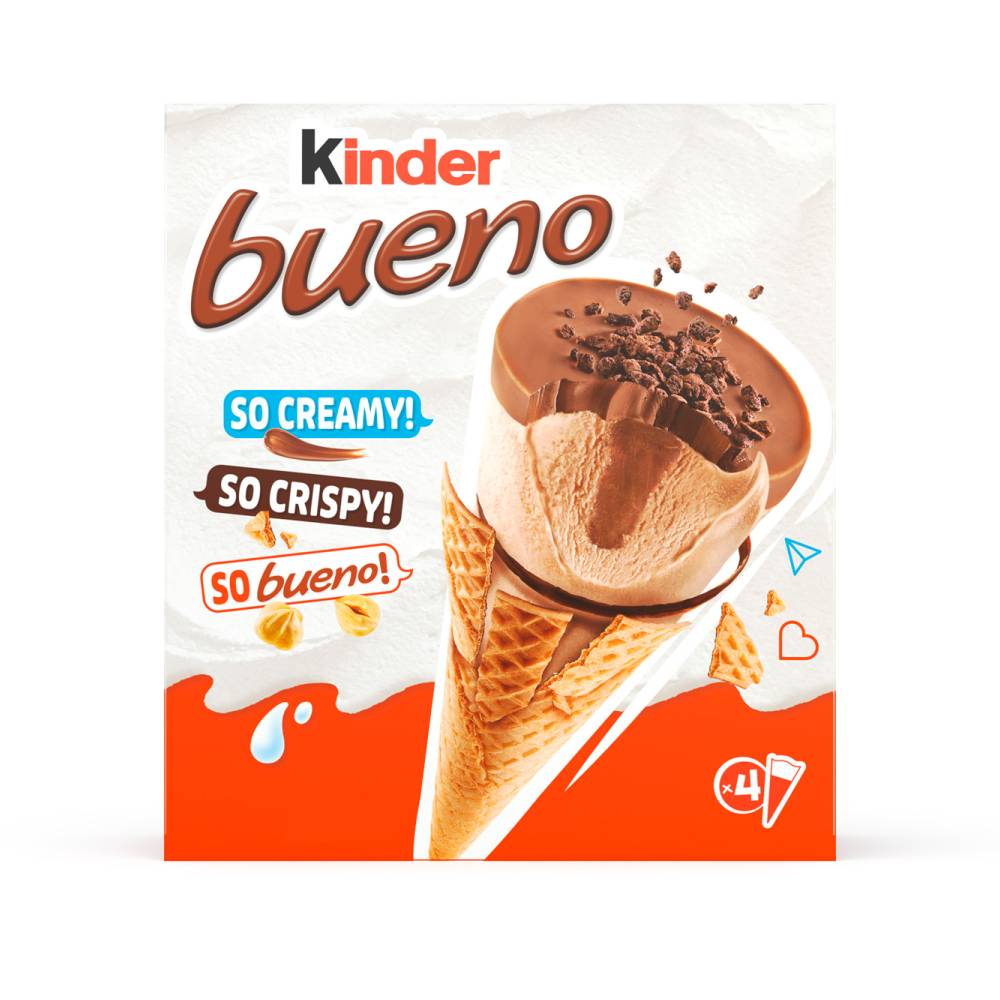 Helado Kinder Bueno Cono Clásico 4Ud