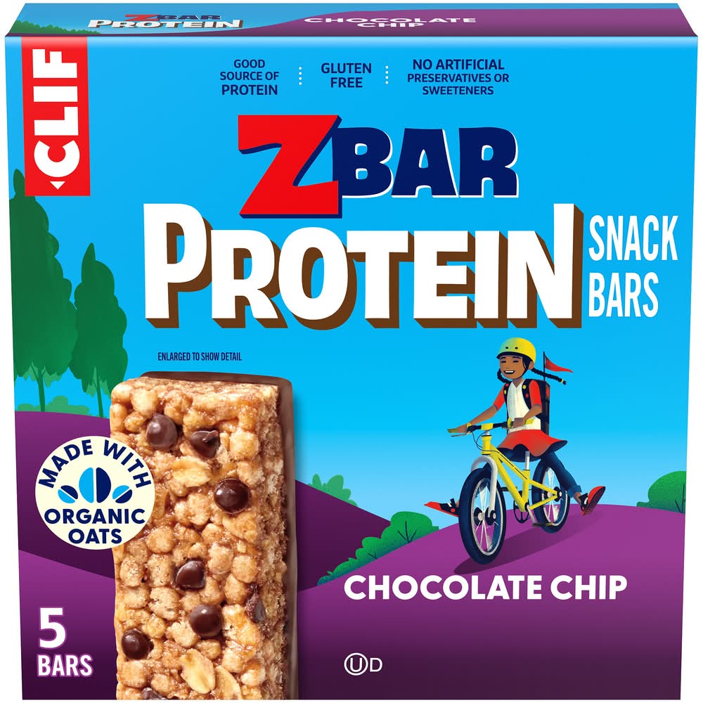 Clif Kid Zbar Protein Chocolate Chip Snack Bars (1.27 oz)