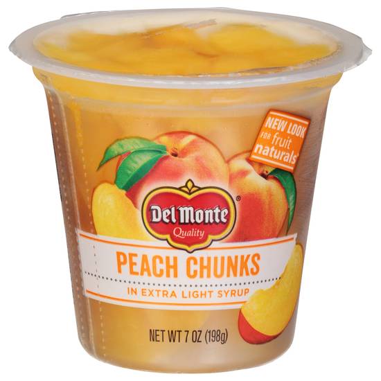 Del Monte Peach Chunks in Extra Light Syrup (7 oz
