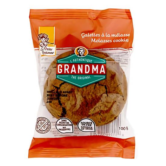 La Petite Bretonne · Biscuits à la mélasse de grandmère (100 g) - Grandma molasses cookies (12 x 100 g)