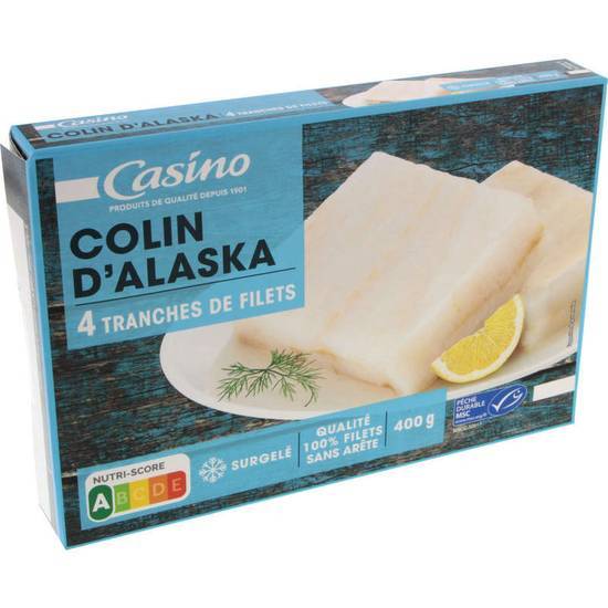 Casino Colin d'Alaska - Filets - x4 400g