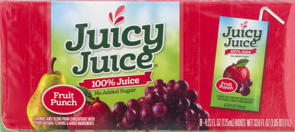 Juicy Juice Fruit Punch Juice (8 x 4.2 fl oz)