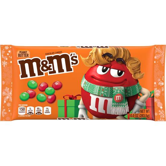 Order M&M'S Holiday Peanut Butter Milk Chocolate Candy Christmas Assortment, 10 oz Bag food online from CVS store, NESQUEHONING on bringmethat.com