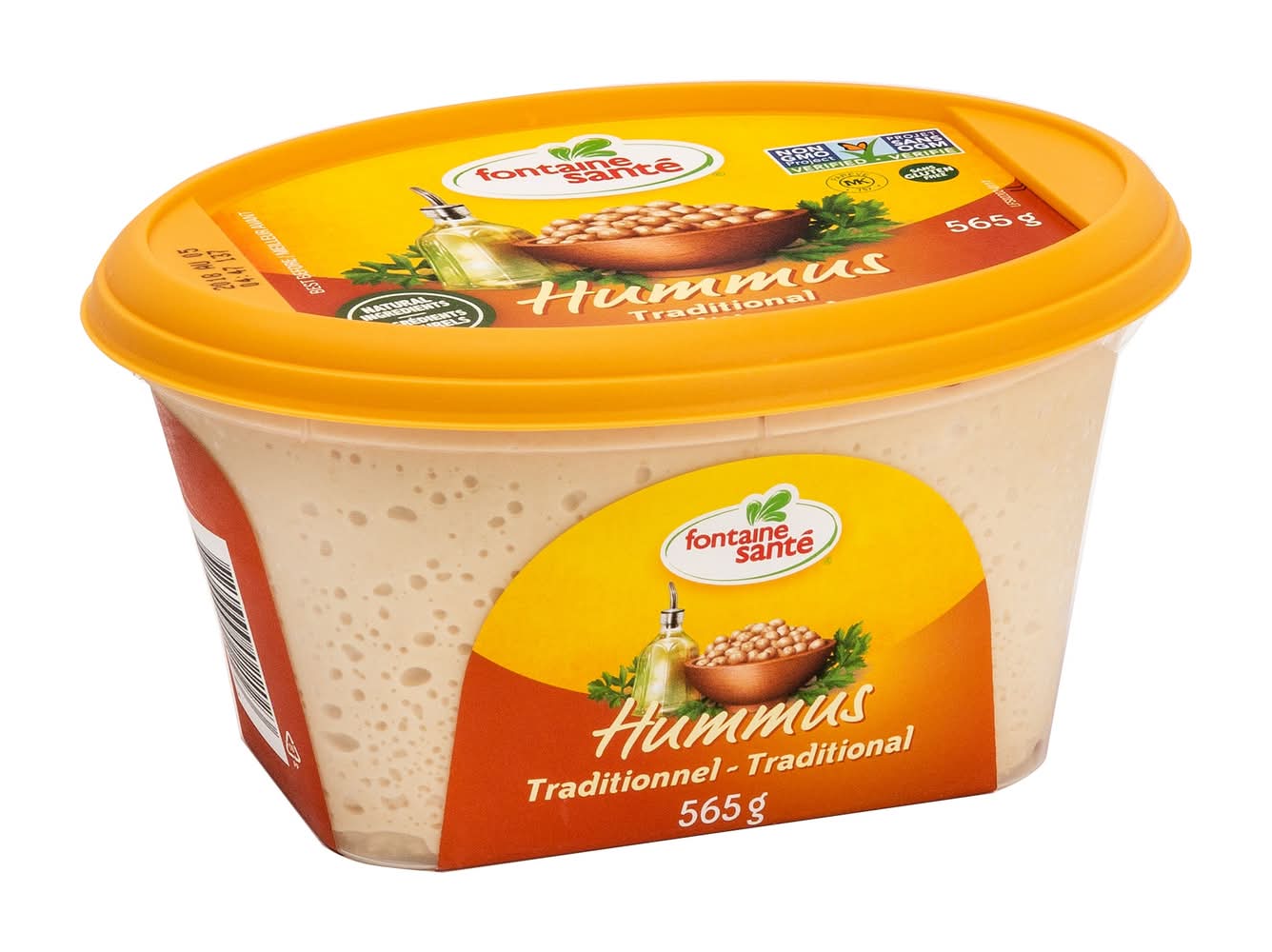 Traditional Hummus 2X565G Ecsl 85 T10H4 / Fontaine Santé Traditional Hummus (2 x 565 g)