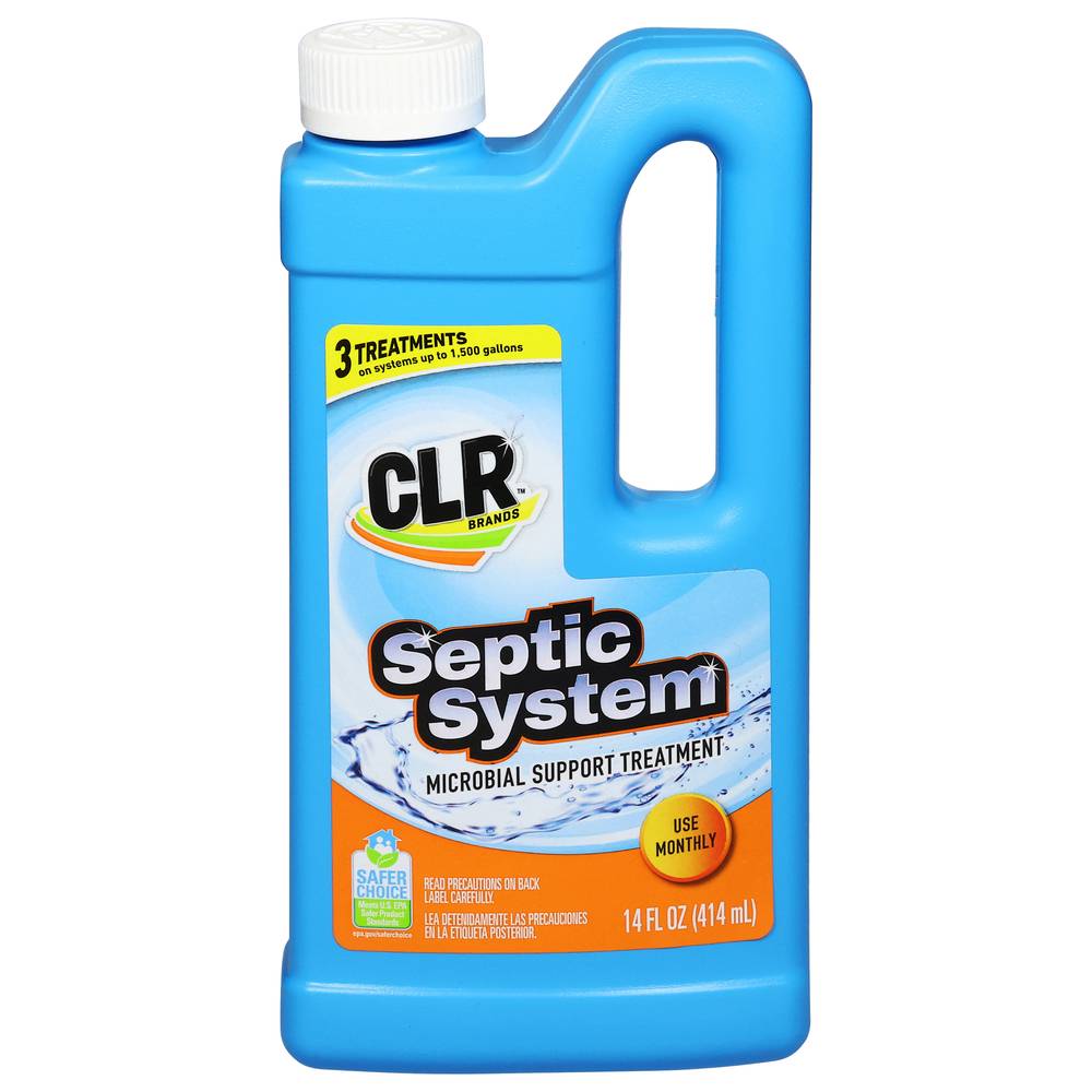 CLR Healthy Septic System Microbial Support Treatment (14 fl oz)