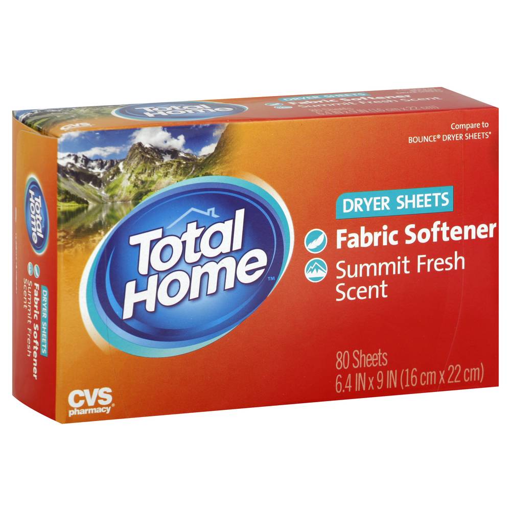 Cvs Total Home Summit Fresh Scent Fabric Softener (6.4''x 9'')