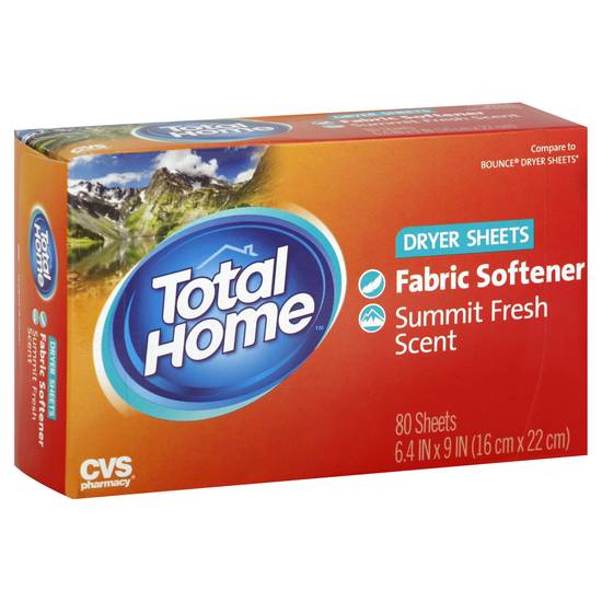 Cvs Total Home Summit Fresh Scent Fabric Softener (6.4''x 9'')