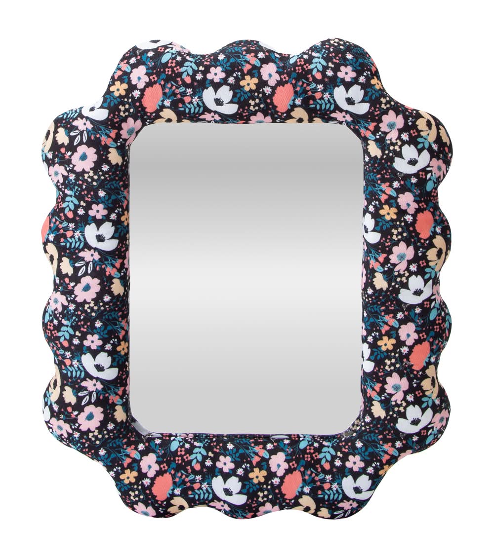 Cerra Fabric Mirror Floral