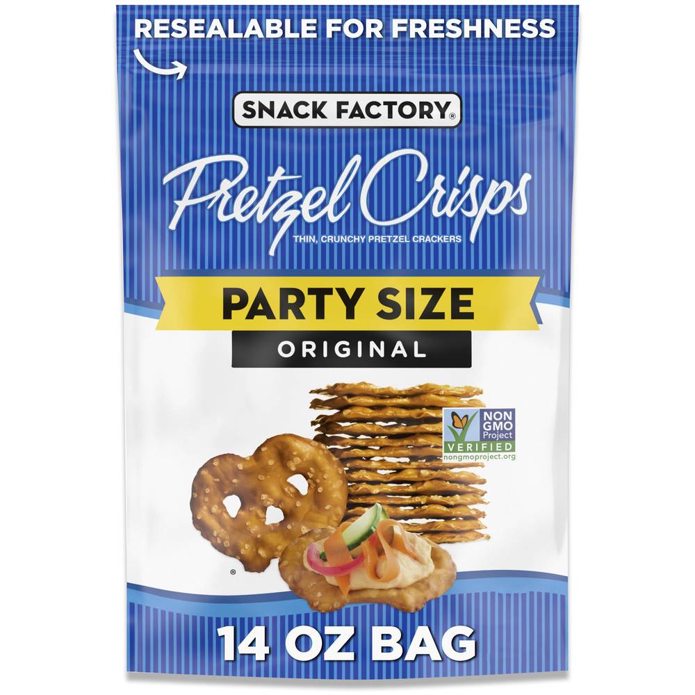 Snack Factory Party Size Original Pretzel Crisps