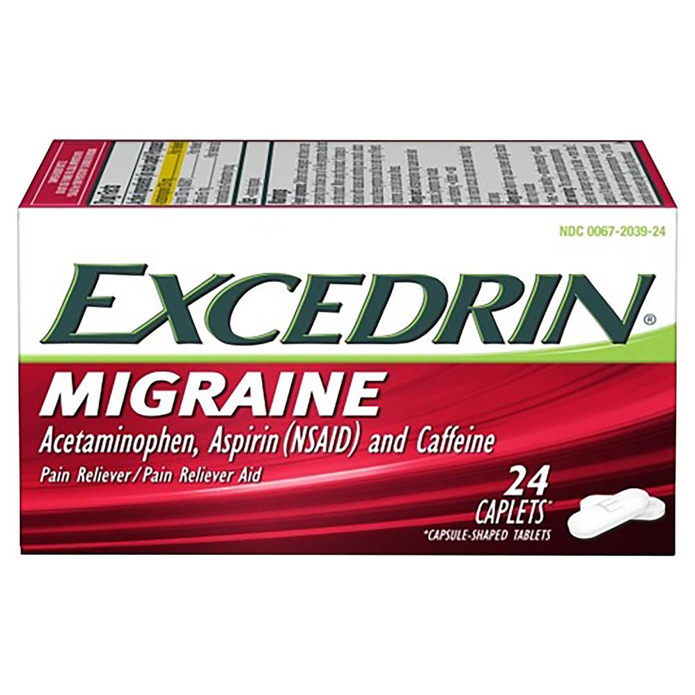 Excedrin Migraine Pain Reliever Aid (24 ct)