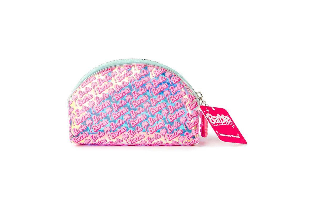 Barbie Holographic Logo Mini Makeup Bag