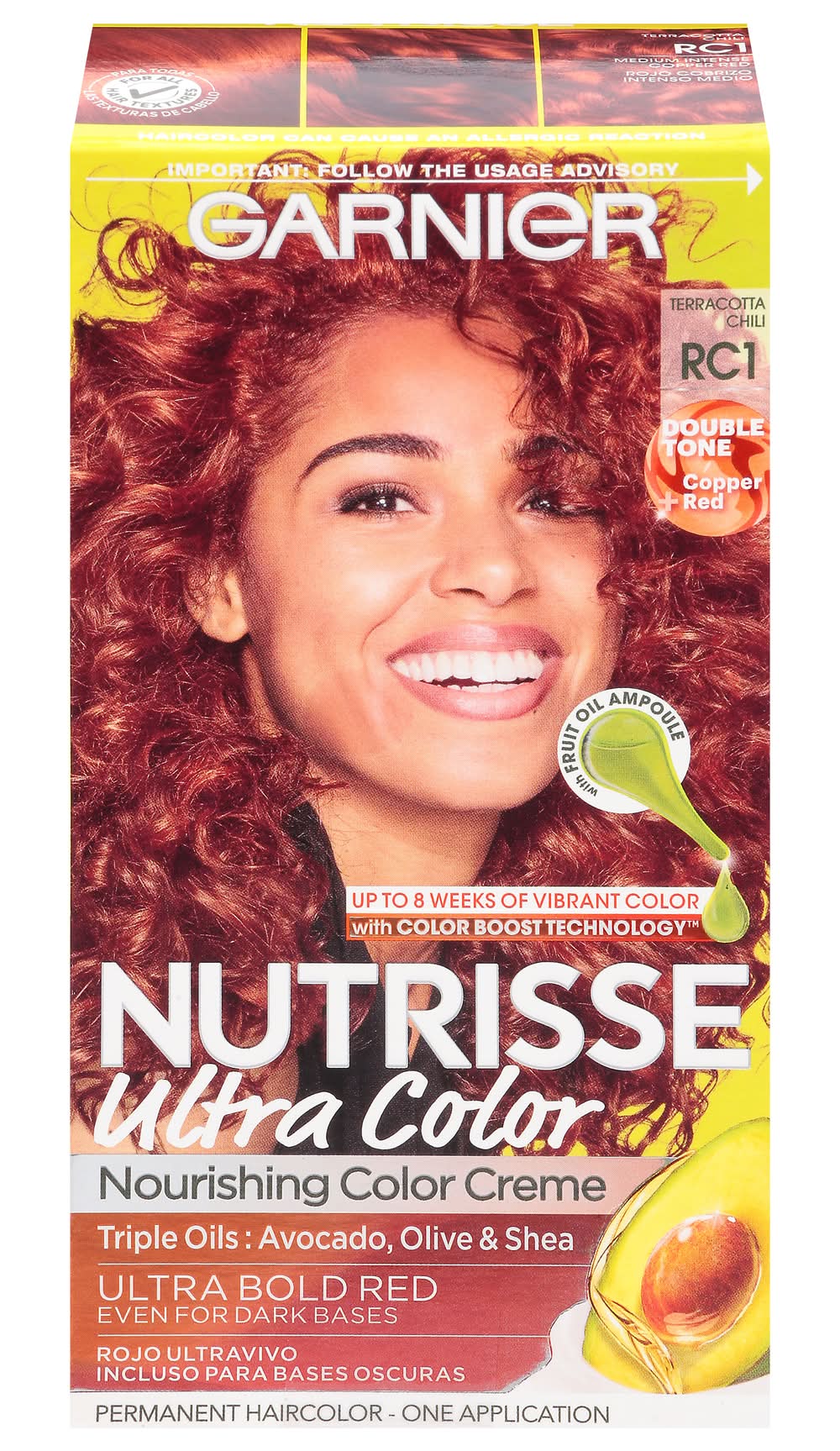 Nutrisse Ultra Color Terracotta Chili Rc1 Permanent Haircolor