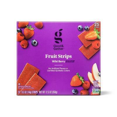 Good & Gather Fruit Strips, Wild Berry (12.5 oz, 25 ct)