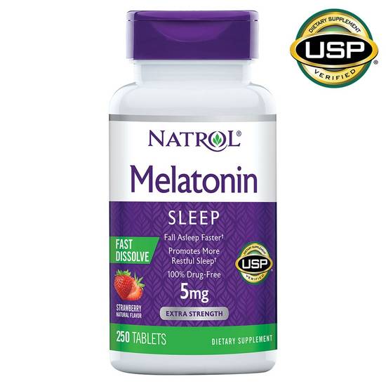 Natrol Melatonin 5 mg Fast Dissolve Tablets (250 ct)