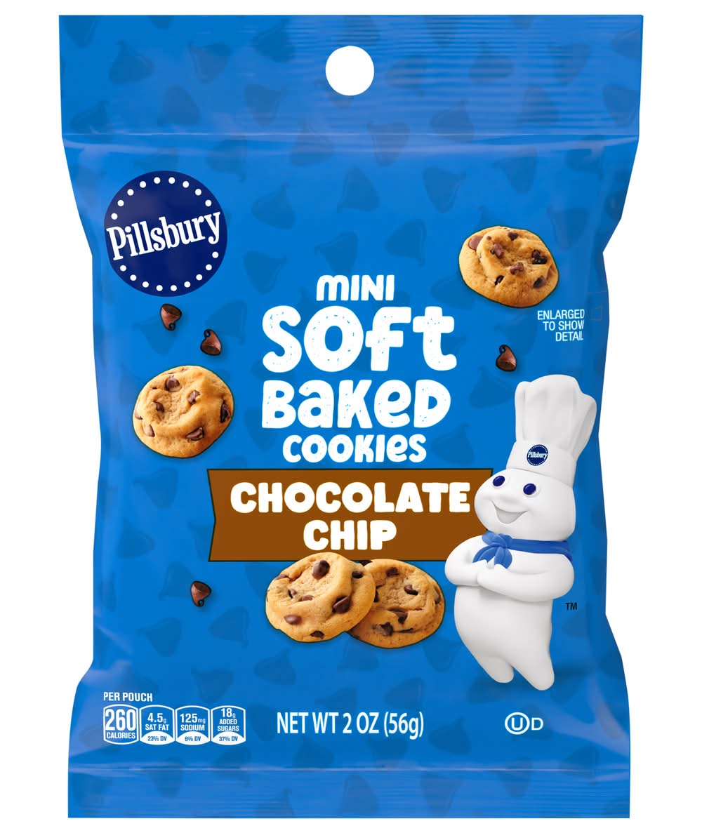 Pillsbury Mini Soft Baked Cookies, Chocolate Chip (2 oz)
