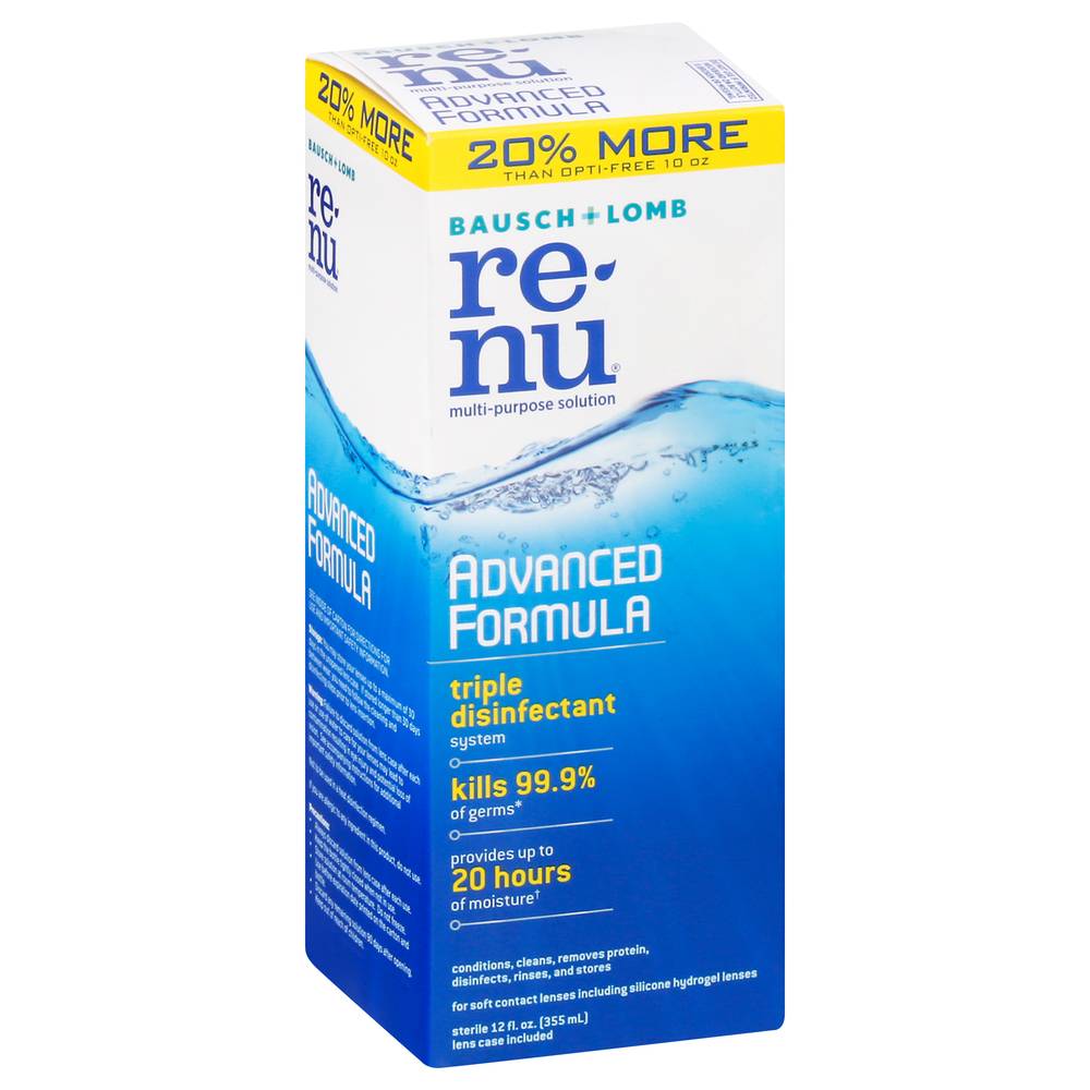 Renu Advanced Formula Solution (12 fl oz)