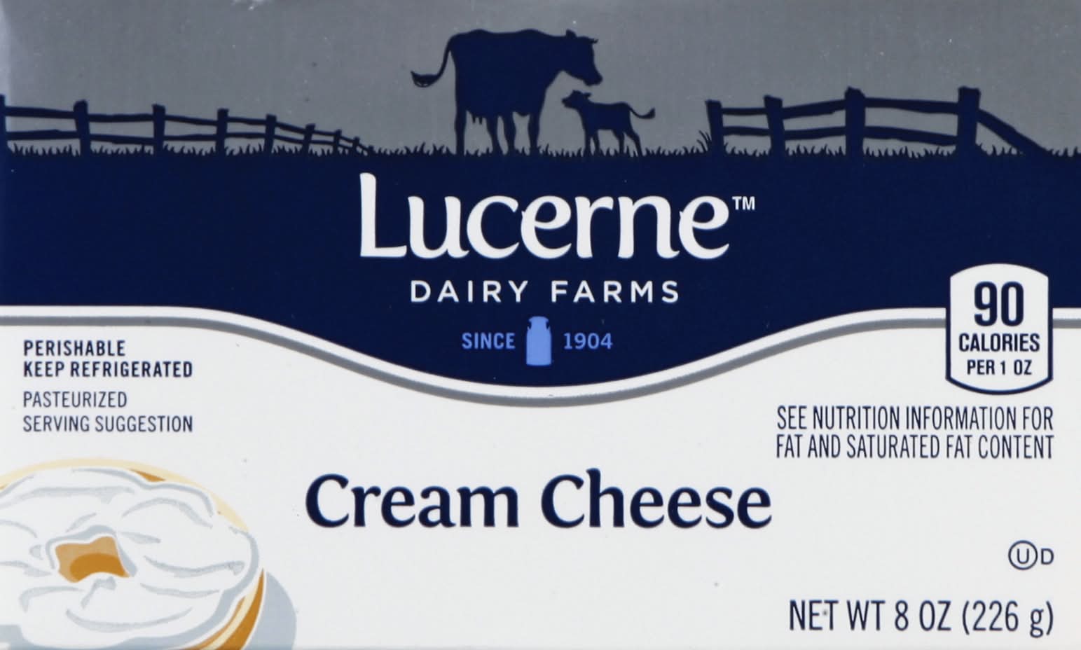 Lucerne Dairy Farms Cream Cheese (8 oz)