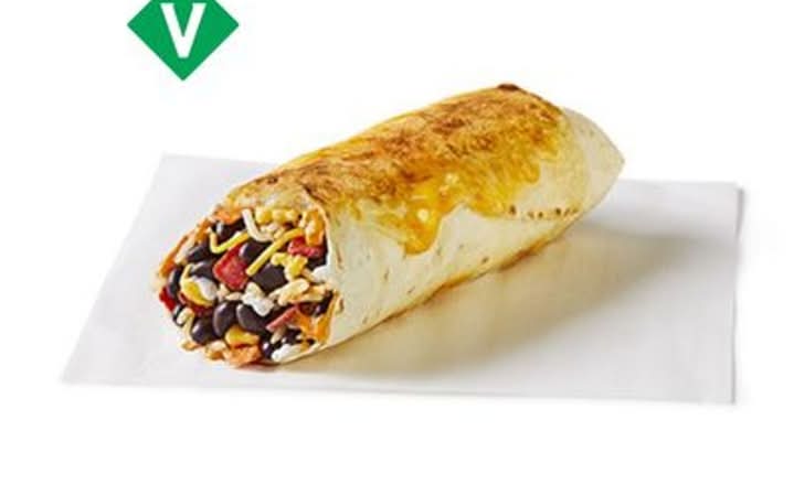 Black Bean Grilled Cheesy Burrito
