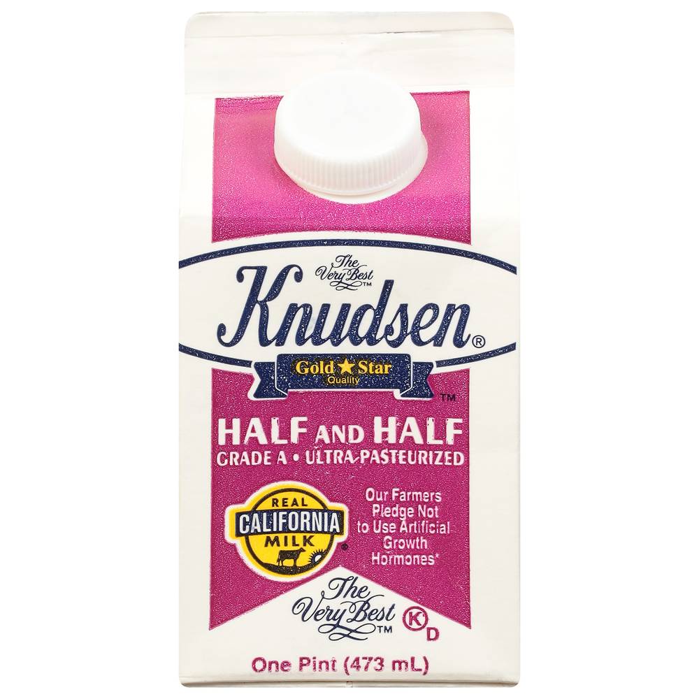 Knudsen Ultra-Pasteurized Grade a Half & Half (473 ml)