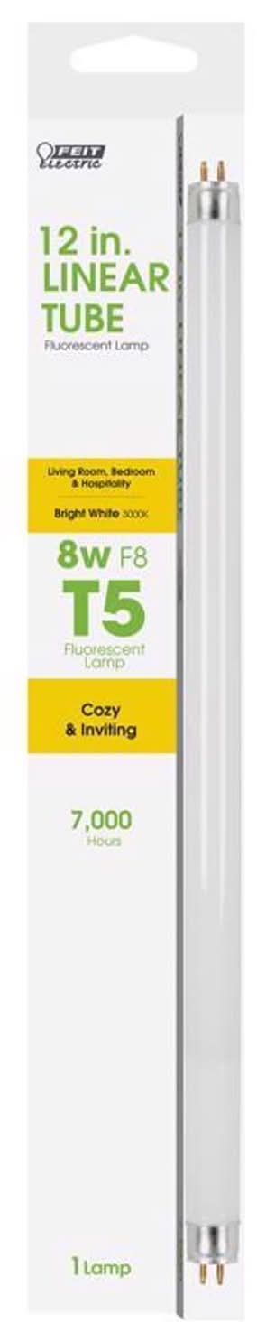 Feit Legacy Bulbs 8 W T5 0.6 In. D X 12 In. L Fluorescent Bulb Bright White Linear 3000 K 1 Pk