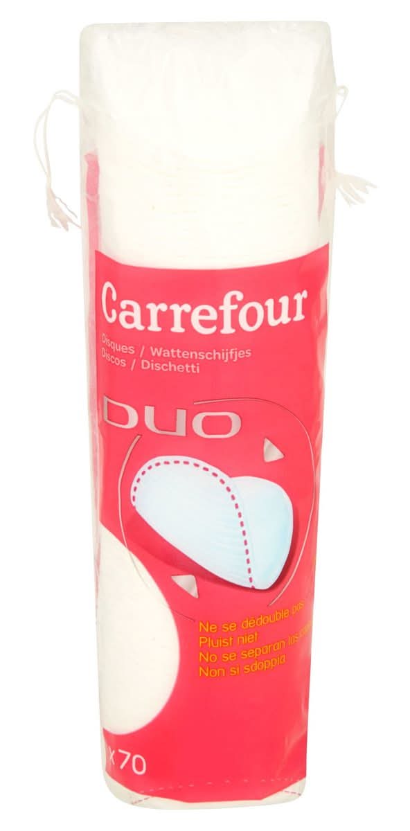 Carrefour wattenschijfjes duo x 70