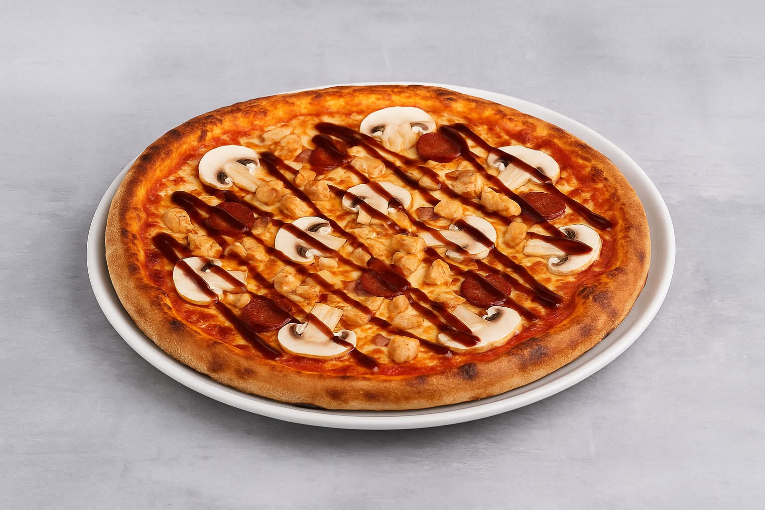 Pizza Chicken Barbecue ♨️