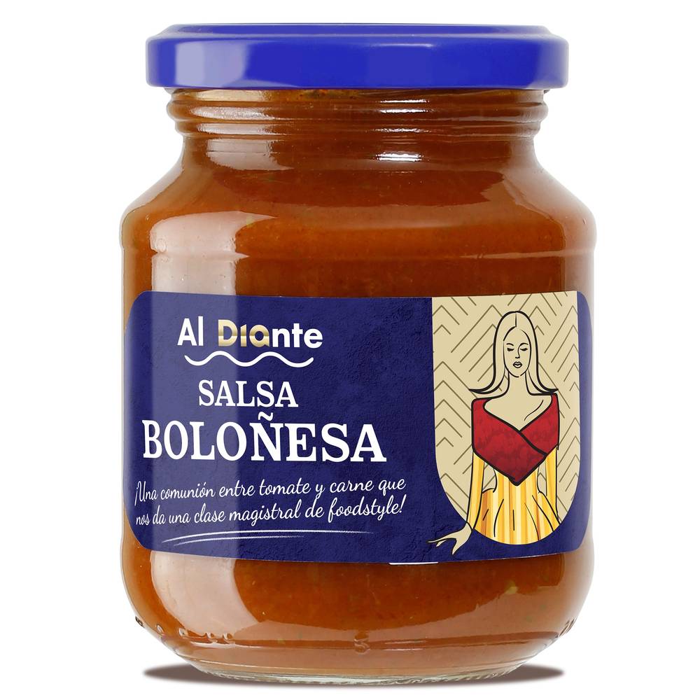 Salsa Boloñesa Al Diante Dia Frasco 300 G