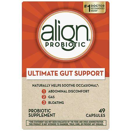 Align Probiotic, #1 Doctor Recommended Brand, Helps With Occasional Gas, Abdominal Discomfort (bloating)