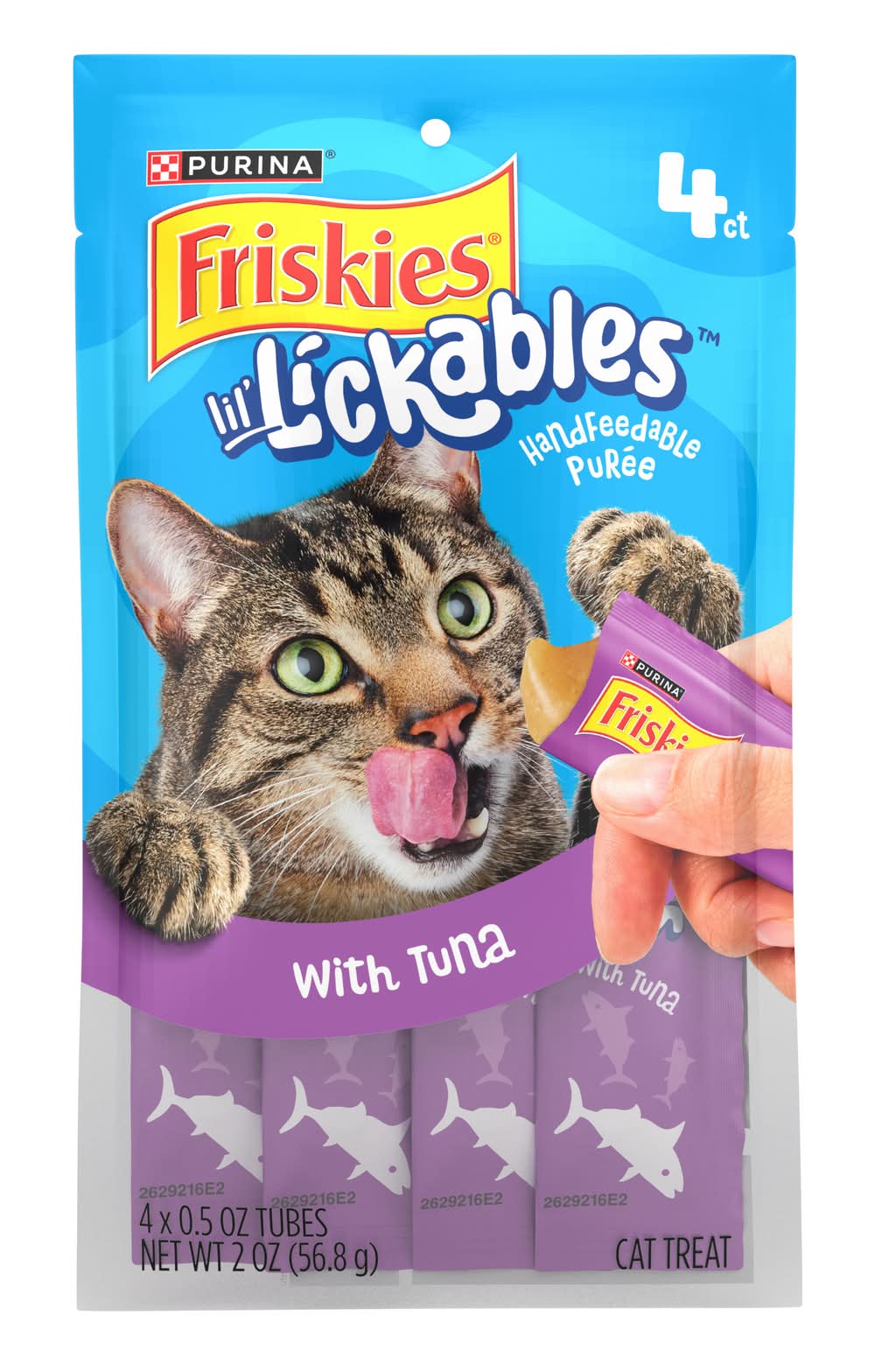 Purina Friskies Lil Lickables With Tuna Cat Treats, Fish (2 oz)