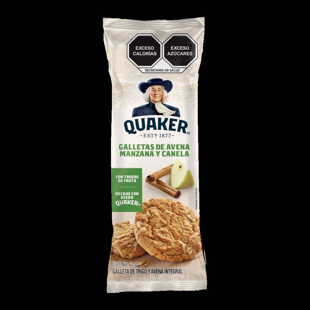 Quaker · Galletas con manzana y canela (60 g)