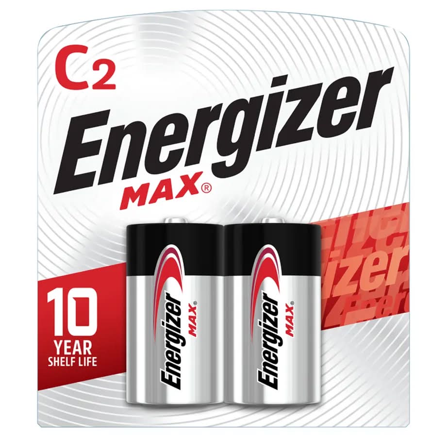 Energizer Max C2 Battery - 2 Pack