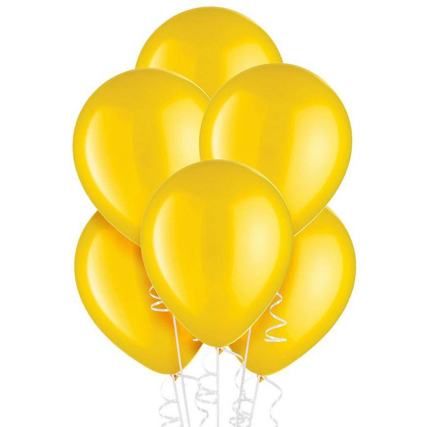 Uninflated 15ct, 12in, Yellow Pearl Balloons