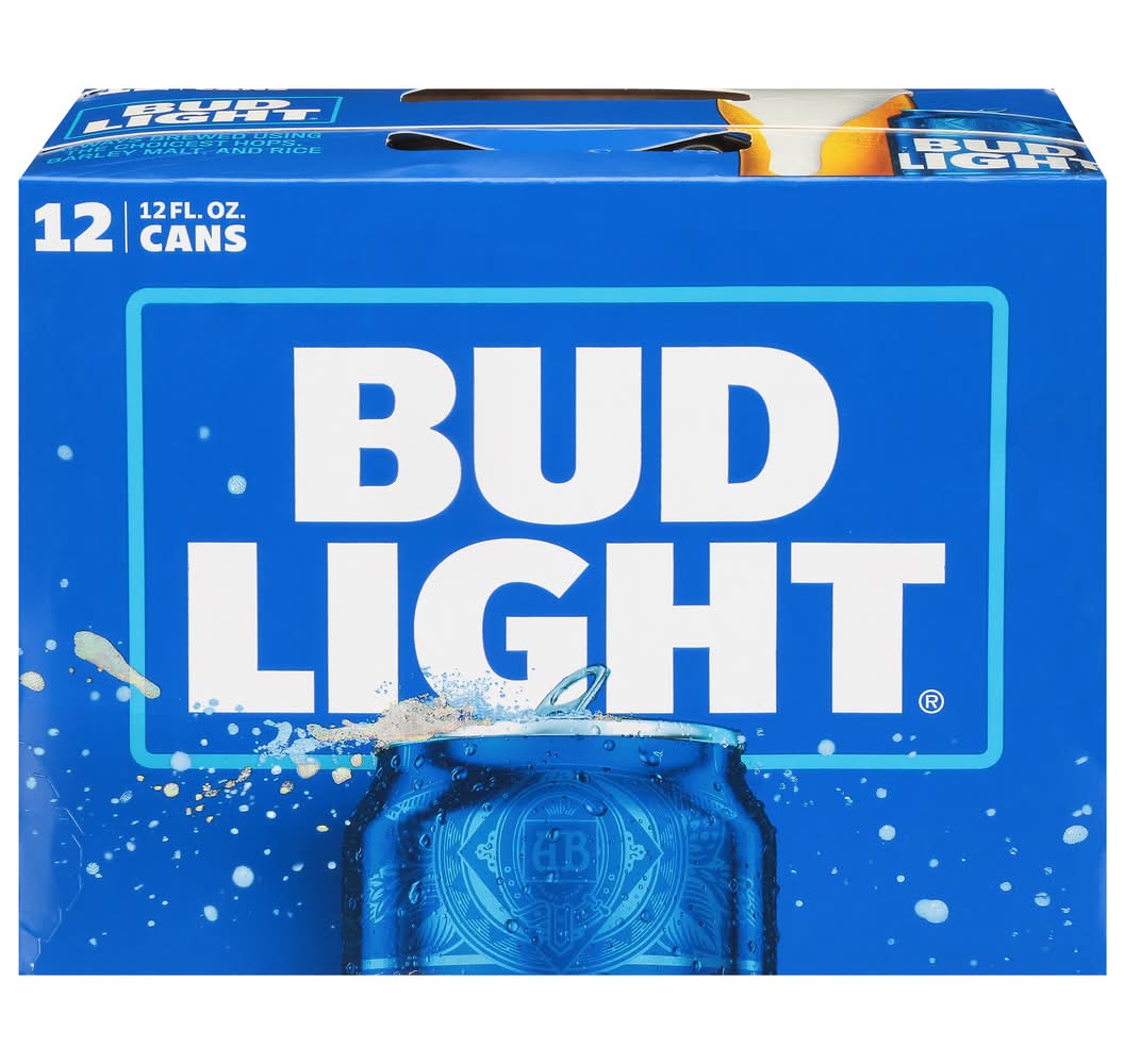 Bud Light American Lager Beer (12 x 12 fl oz)