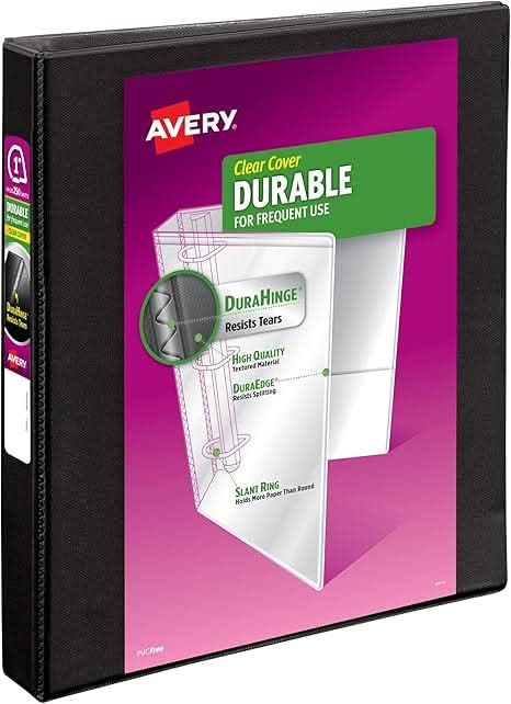 Avery Durable Clear Cover