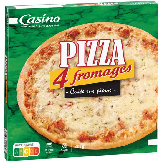 CASINO - Pizza 4 fromages - 400g