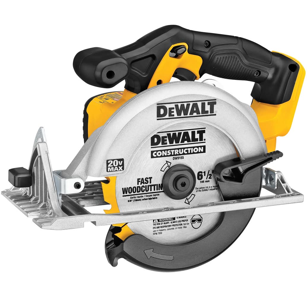 DEWALT 20-volt Max 6-1/2-in Cordless Circular saw (Battery Not Included and Charger Not Included)