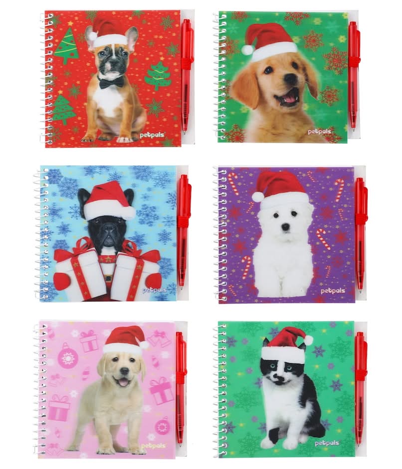 Memo Book 3d Holiday Pet Design With Pen