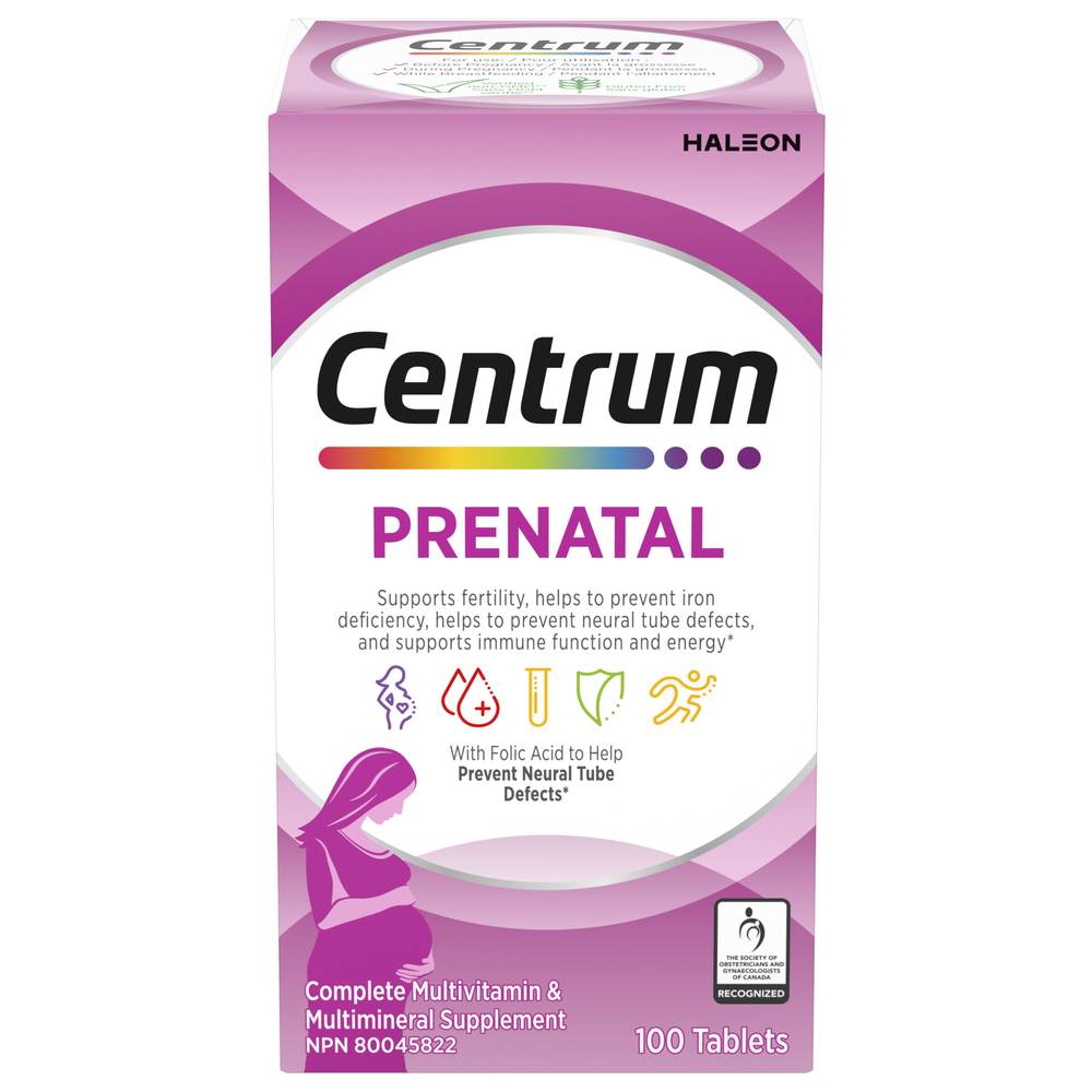 Centrum Prenatal, 100 Tablets (150 g)