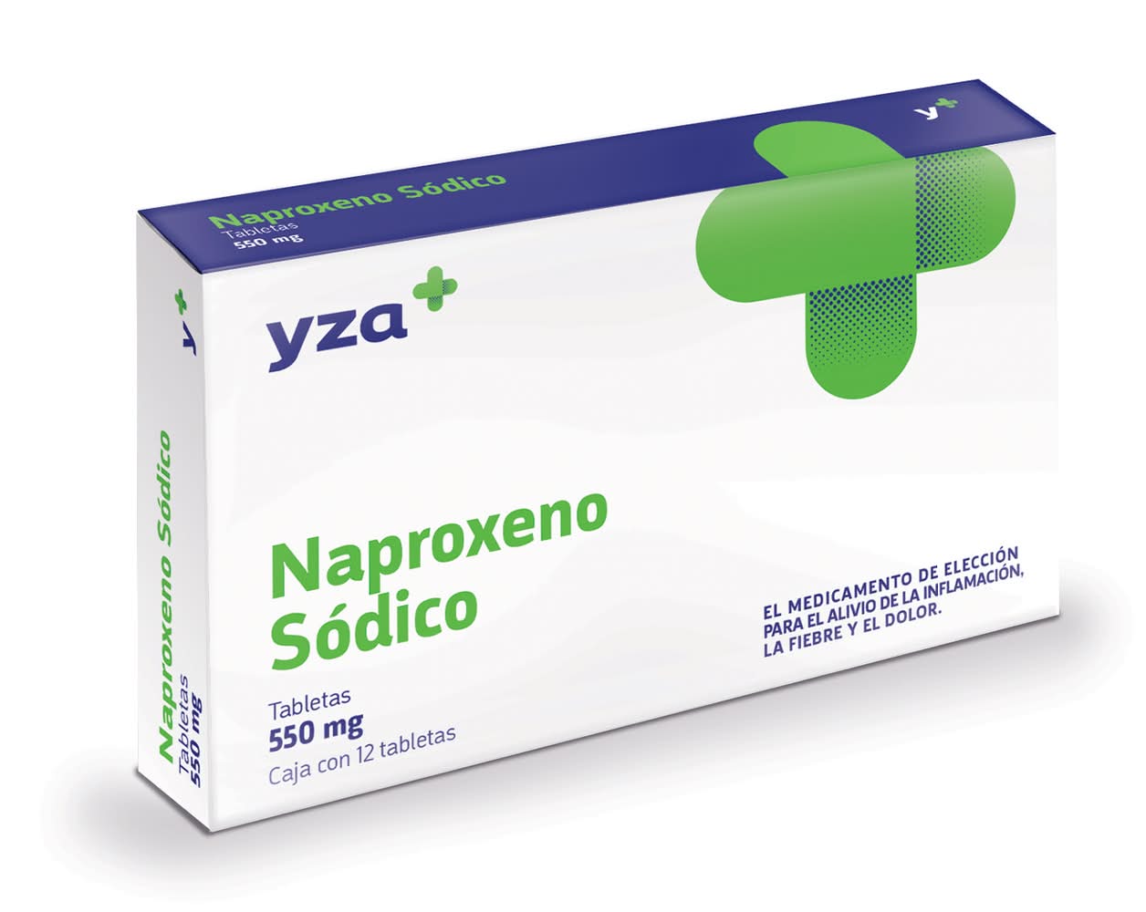 YZA NAPROXENO SODICO 550MG 12 CAPS