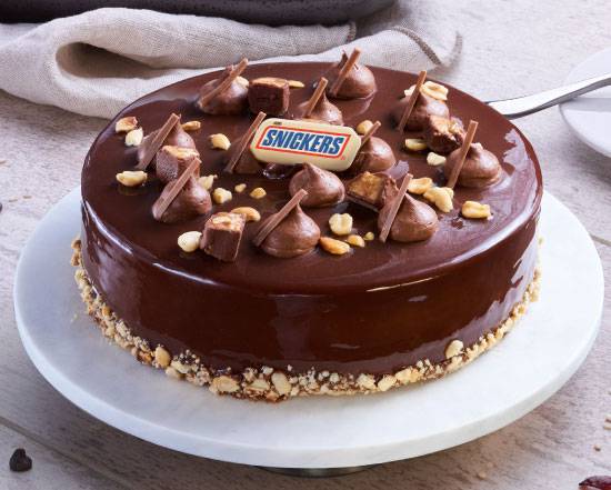 Pastel con Snickers