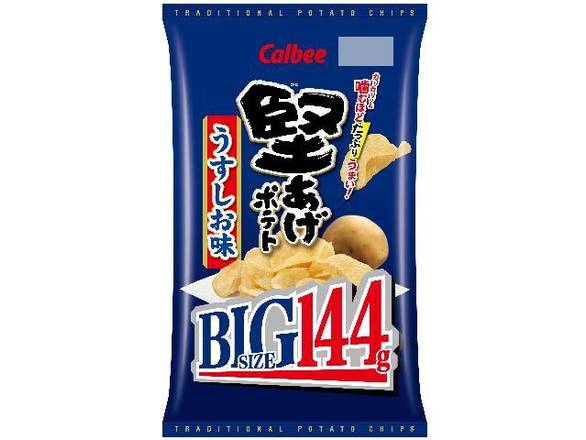 カルビー 堅あげポテト - うすしお味 (144g)
