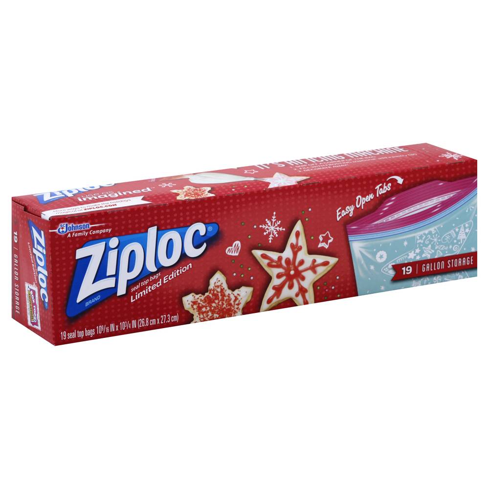 Ziploc Seal Top Bags Gallon Storage