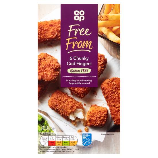 Co-Op Free From Chunky Cod Fingers (300g)