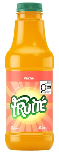 Fruité  Boisson À La Pêche 473 Ml (Bouteille) / Fruité  Juice Peach 473 ml (bottle)