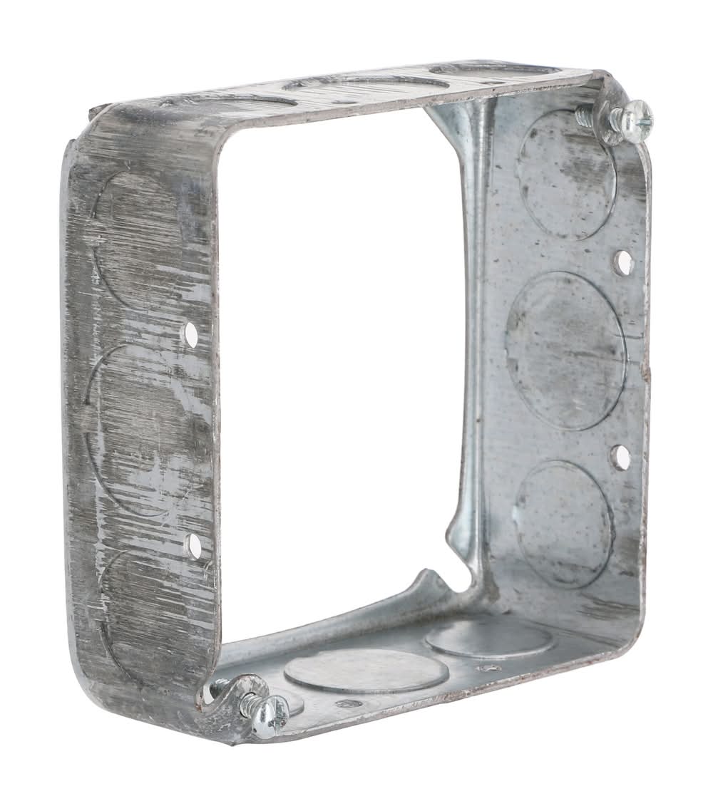 Hubbell RACO 2 -Gang Galvanized steel New work/Old work Box extender Electrical Box